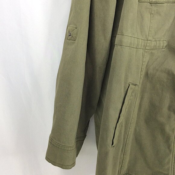 Torrid Military Army Green Anorak Utilty Jacket Women's Plus Size 3X Canvas - Picture 8 of 12